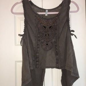 Free People Embellished Tank